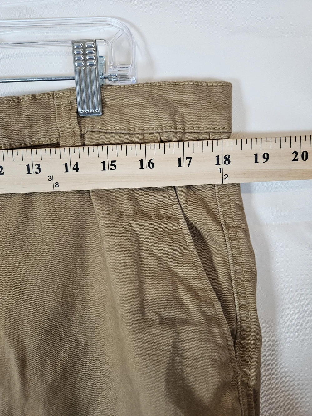Volcom Men's Khaki Flat-Front Casual Shorts